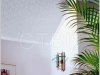 Why Remove that Ugly Popcorn Ceiling, Simply Glue these Styrofoam Ceiling Tiles to secure popcorn ceiling