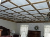 No messy popcorn ceiling removal, simply glue over existing popcorn ceiling
