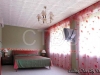 Bedroom remodeling ceiling with styrofoam ceiling tile, can be applied to existing secure popcorn