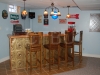 Bar Remodel with Ceiling Tiles design 117 Antique Gold