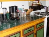 Kitchen Kabinets Remodel by Glue on PVC Backsplas