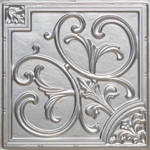 204 - Silver PVC Ceiling Tile