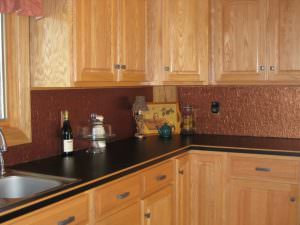 copper backsplash tiles