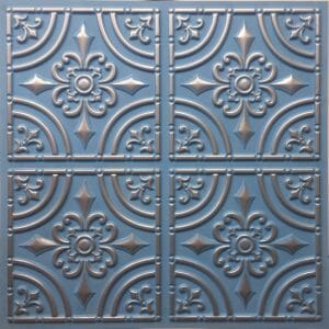 Sky blue PVC Ceiling Tile Design 205