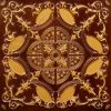 Faux Antique Gold PVC Ceiling Tile Design 218