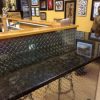 Decorate Bar PVC Backsplash Faux Tin Silver WC-55 Decorate Bar PVC Backsplash Faux Tin Silver WC-55