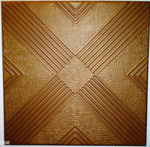 Faux Copper Styrofoam Ceiling Tile Design R 34