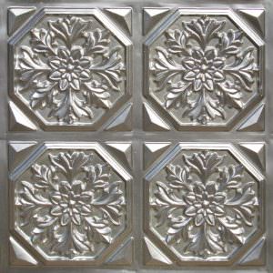 Faux Silver PVC Ceiling Tile Design 108 Faux Silver PVC Ceiling Tile Design 108