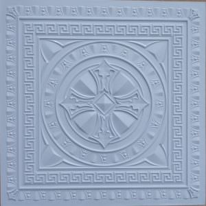 Raw White Ceiling Tile Design 28