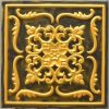 Faux Antique Gold Ceiling Tile Design 26