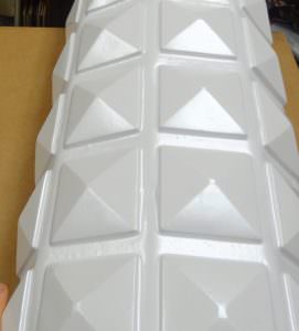 White Pearl Design 105 Plastic Ceiling Tile White Pearl Design 105 Plastic Ceiling Tile