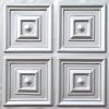 Faux Silver Plastic Ceiling tile Design 112