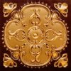Antique Gold Grid Ceiling Tile Design 217
