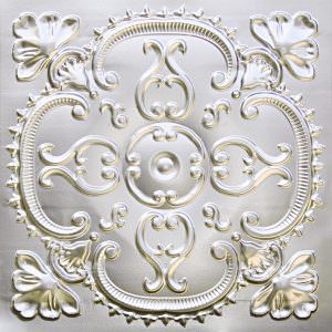 Silver PVC Decorative Ceiling Tile Design 217