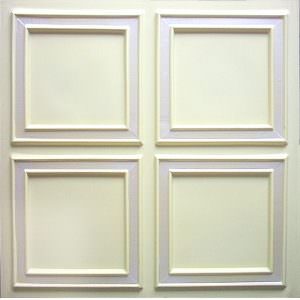 Cream White Ceiling Tile Design 145
