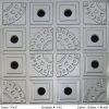 Faux Silver Black Ceiling tile Design 135