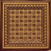 Faux Antique Gold Drop In Grid Ceiling Tile Design 243