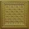 Faux Brass Plastic Ceiling Tile Design 243