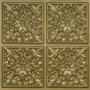Faux Brass Ceiling Tiles Design 109