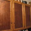 Faux Antique Copper PVC Kitchen Back Splash Design WC-30