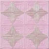 Faux Pink Pearl Ceiling Tile Design 115