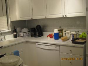 Faux Silver Kitchen Backsplash Glue Up Design WC 40