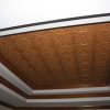 Faux Teakwood Plastic Ceiling Tile Design 108