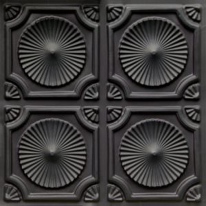 Black Plastic Glue Up Ceiling Tile Design 106