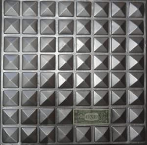 Faux Silver Plastic Ceiling Tiles Design 105