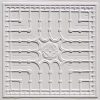 White Pearl Ceiling Tile Design 301
