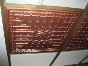 Faux Copper Ceiling Tile Design 301 ab