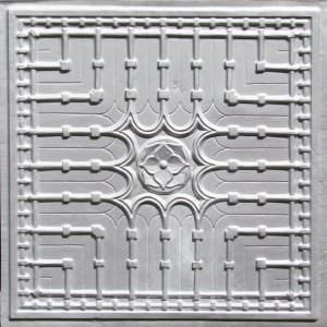 Faux Silver Ceiling Tile Design 301