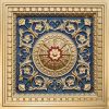 Faux Gold Royal Blue Red Design 215 Ceiling Tile