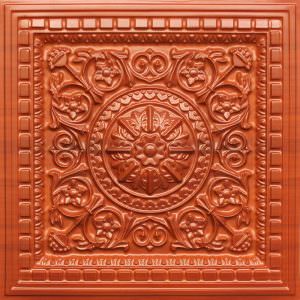 Faux Dark Cherry Design 215 PVC Ceiling Tile