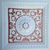 White Copper Faux Design 215 Ceiling Tile