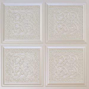 Cream Pearl Plastic Ceiling Tile Design 231