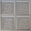 Faux Silver Plastic ceiling Tile Design 231