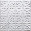 Faux Silver Ceiling Tile Design 110