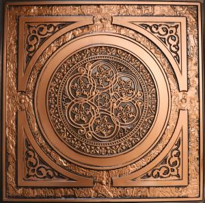 Faux Antique Copper Ceiling Tile Design 225