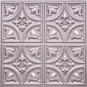 Faux Silver Ceiling Tile Design 148