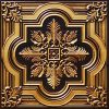 Faux Antique Gold Ceiling Tile Design 206