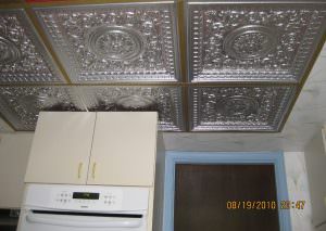Faux Silver Installed Grid Design VC-2