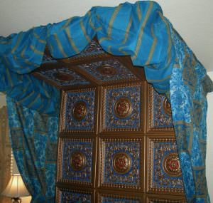 PVC Ceiling Tile Glued to Wall Design VC-2