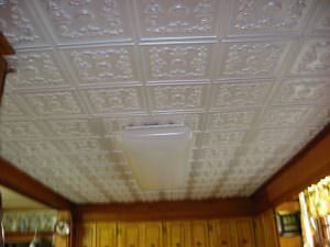 White Ceiling Tile Design 130