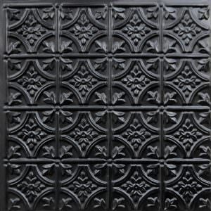 Black PVC Glue Up Ceiling Tile Design 150