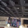 Black Grid Ceiling Tile Design 222