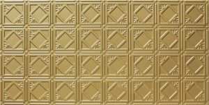 Glue Up Ceiling Tile Faux Antique Brass Design AA 207