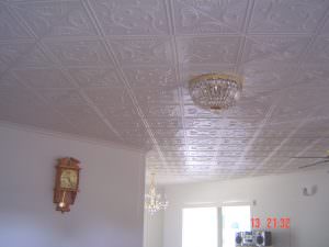Ceiling Tiles Decorative Styrofoam MARGARETTA Metalic GOLD Glue Up 20" x 20" 