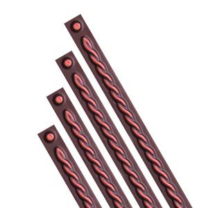 Faux Antique Copper Peel and Stick Grid Strips Design G 3