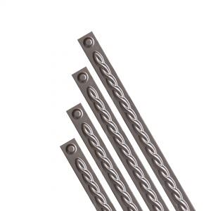 Faux Silver Grid Strips Peel and Stick Design G 3